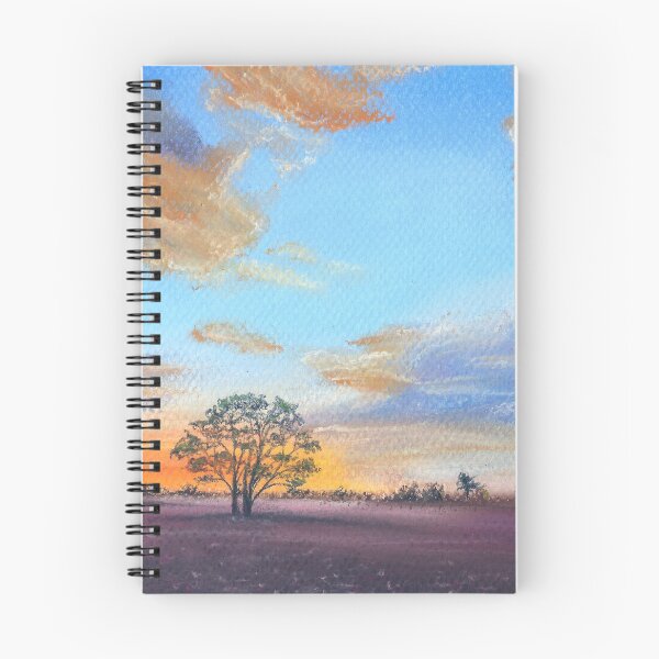 Item preview, Tree with a sunset landscape designed and sold by rosemarydrawing.