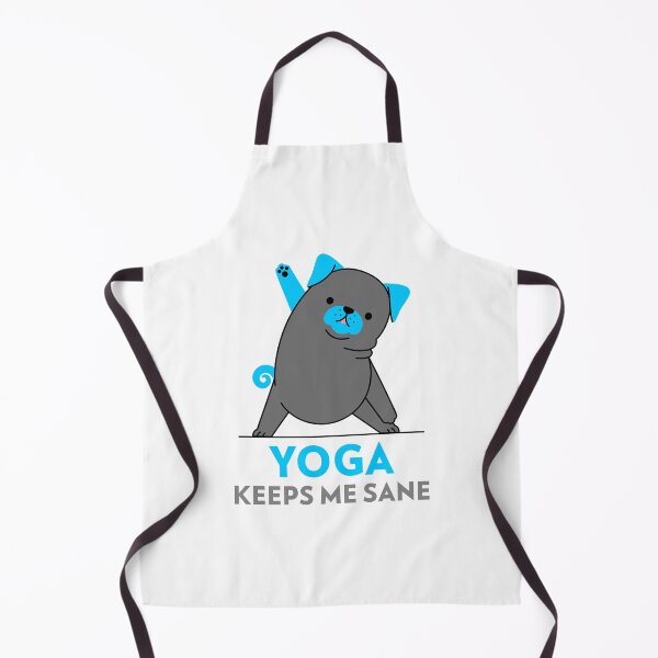 Item preview, Yoga keeps me sane- yoga dog- graphic design designed and sold by josephsteez.