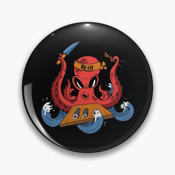 Item preview, Octopus Sushi Chef designed and sold by OnepixArt.