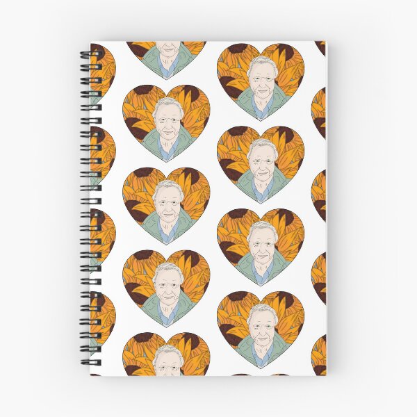 Item preview, David Attenborough Hearts Sunflowers designed and sold by FreeOrca.