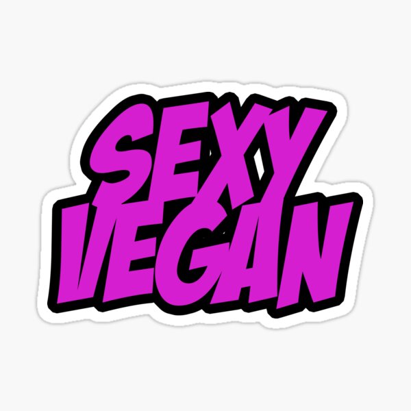 Sexy Vegan Sticker