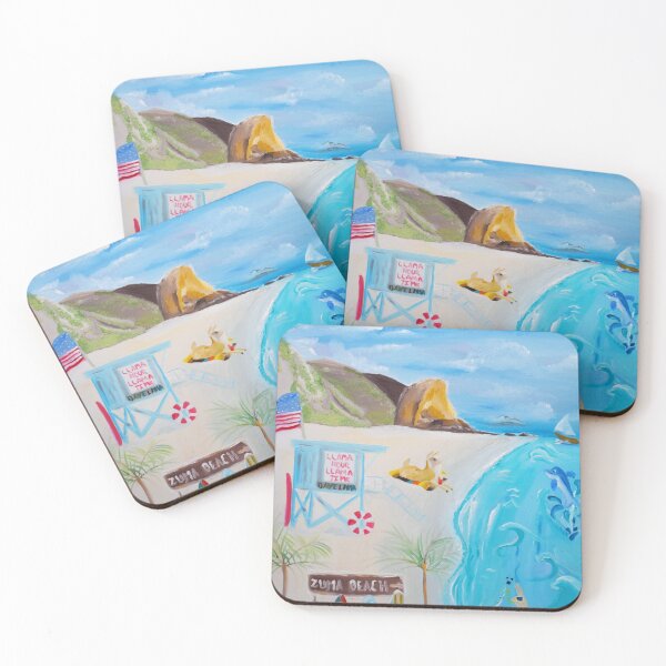 Item preview, LLAMA Beach Painting designed and sold by concettaellis.