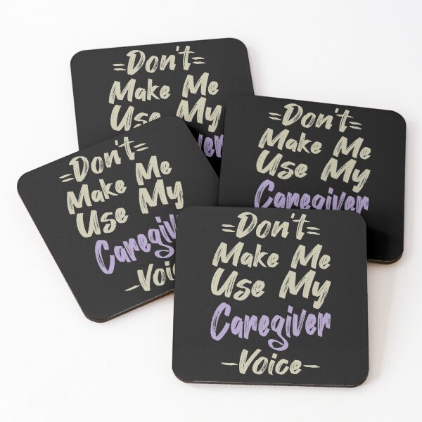 Item preview, Don't Make Me Use My Caregiver Voice, Cute Funny Gift Idea For Caregivers  designed and sold by awesomedraw.