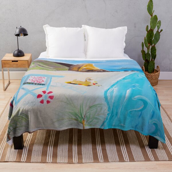 Item preview, LLAMA Beach Painting designed and sold by concettaellis.