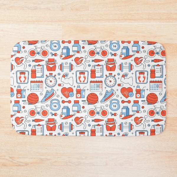 Item preview, Runner cyclist fitness pattern designed and sold by TheSimpleMan.