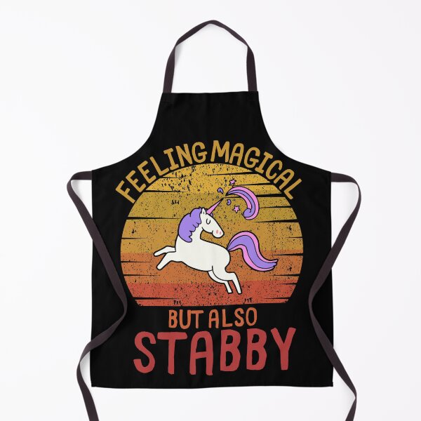 Item preview, Feeling magical but also stabby magical unicorn vintage designed and sold by OneTimeEngineer.