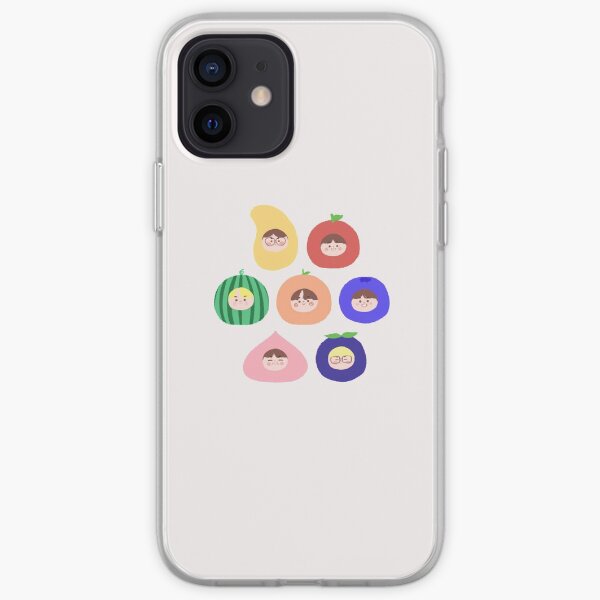 ¡ENHYPEN como frutas! (7 miembros) ☆ I-LAND Funda blanda para iPhone