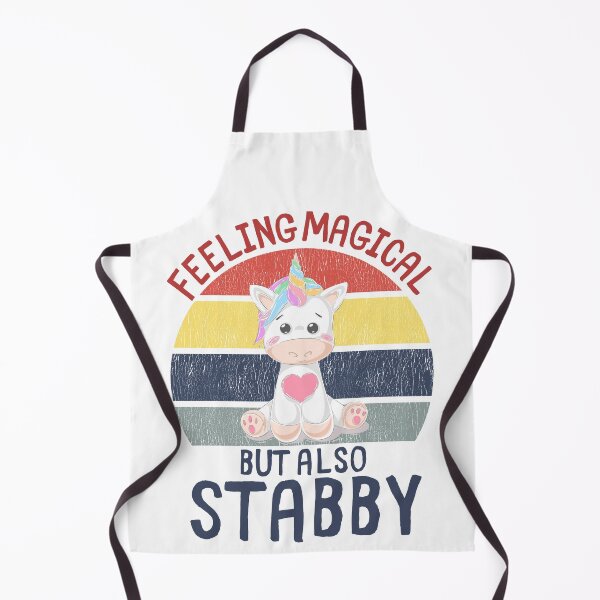 Item preview, Feeling magical but also stabby magical unicorn vintage designed and sold by OneTimeEngineer.