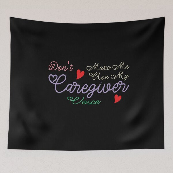 Item preview, Don't Make Me Use My Caregiver Voice, Cute Funny Gift Idea For Caregivers  designed and sold by awesomedraw.