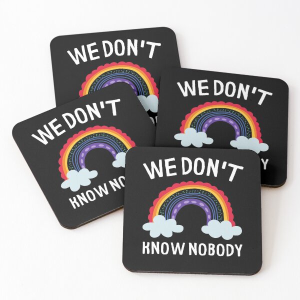 Item preview, We Don't Know Nobody Colorful Rainbow designed and sold by Web CreationsNL.