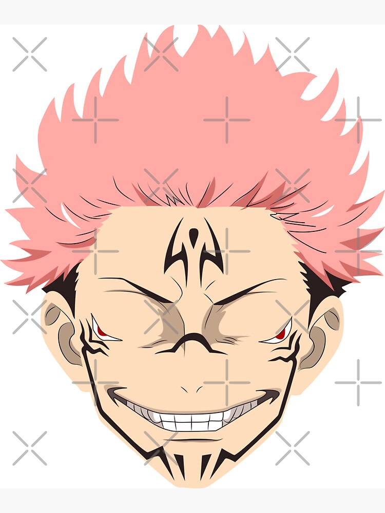 "Jujutsu Kaisen | Yuji Itadori Face" Magnet by GregUche | Redbubble