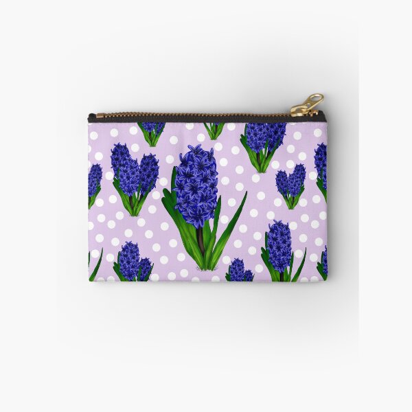 Item preview, Purple hyacinth flower pattern designed and sold by PurrfectCorner.