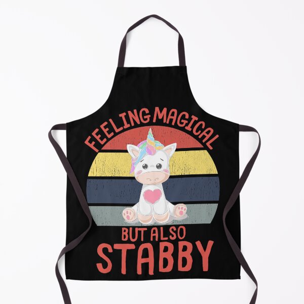 Item preview, Feeling magical but also stabby magical unicorn vintage designed and sold by OneTimeEngineer.