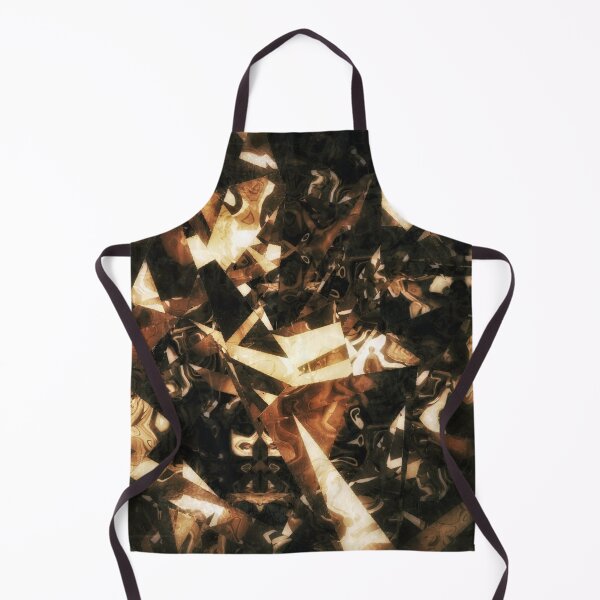 Item preview, Abstract broken mirror vintage, brown and golden tones designed and sold by Digibee.