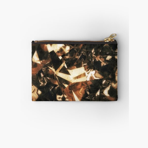 Item preview, Abstract broken mirror vintage, brown and golden tones designed and sold by Digibee.
