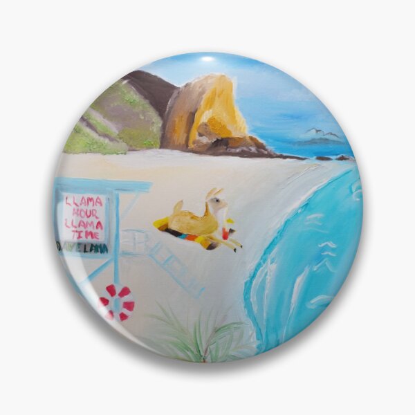 Item preview, LLAMA Beach Painting designed and sold by concettaellis.