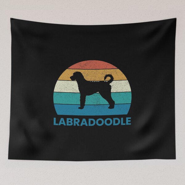 Item preview, Vintage Labradoodle Silhouette Gift designed and sold by EstelleStar.