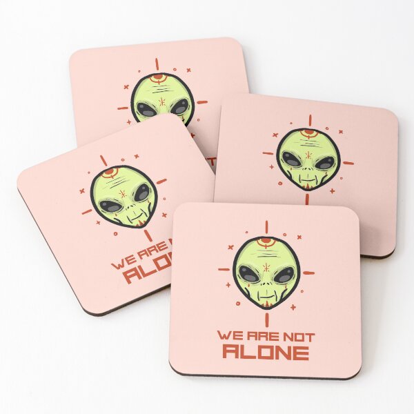 Item preview, We Are Not Alone - Aesthetic Alien designed and sold by ManiaTeec.