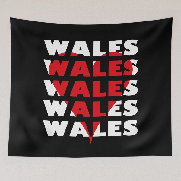 Item preview, Love Wales red heart beat of time designed and sold by unREST-design.