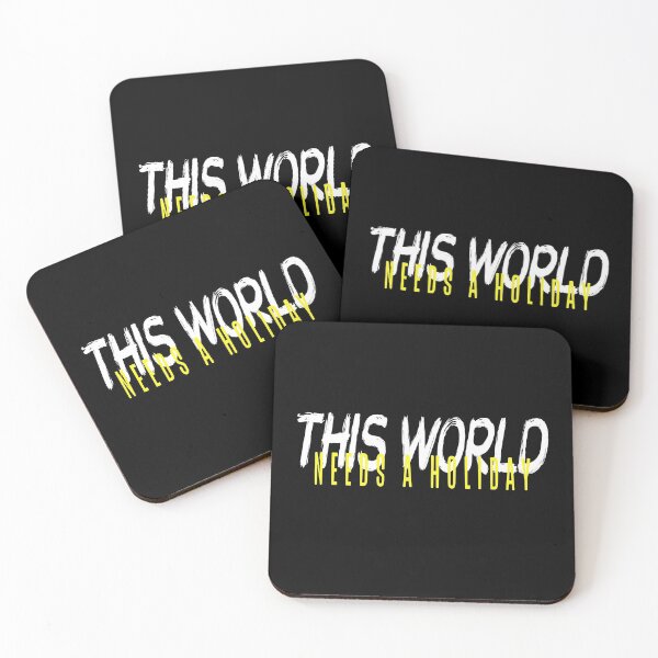 Item preview, Copy of THIS WORLD NEEDS A HOLIDAY  designed and sold by hajar1405.