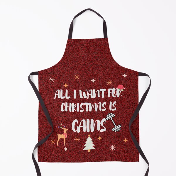 Item preview, All I Want For Christmas Is Gains With Grain Filter designed and sold by LuckyKermit.