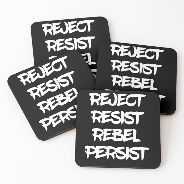 Item preview, Reject resist rebel persist  designed and sold by Md1982.