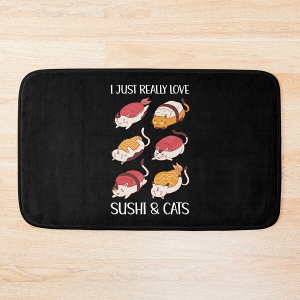 Item preview, I Just Really Love Sushi And Cats designed and sold by OnepixArt.