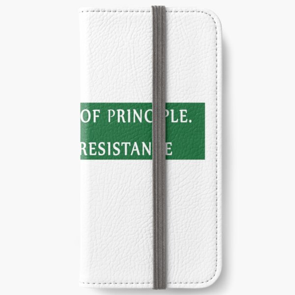 it's a matter of principle mycelium resistance iPhone Wallet