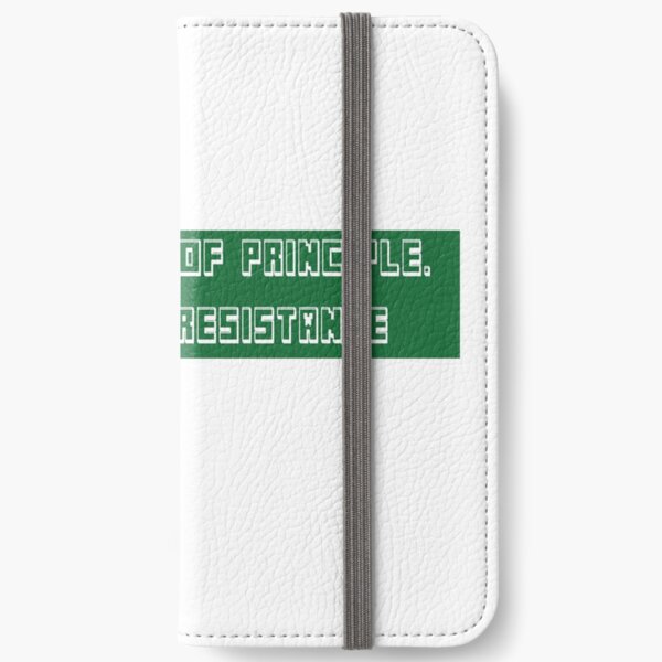 it's a matter of principle mycelium resistance iPhone Wallet