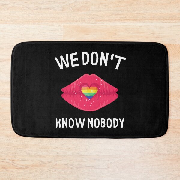 Item preview, We Don't Know Nobody Red Lips designed and sold by Web CreationsNL.
