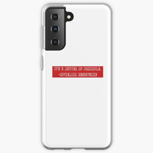 it's a matter of principle mycelium resistance Samsung Galaxy Soft Case