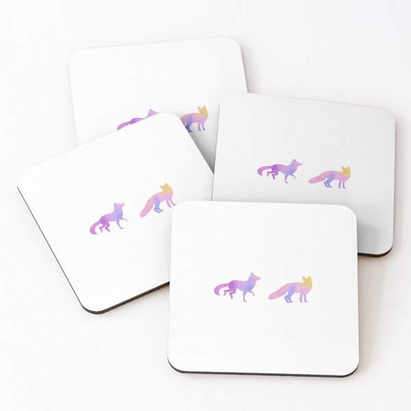 Item preview, Pink Watercolor Foxes designed and sold by Hedda Young.