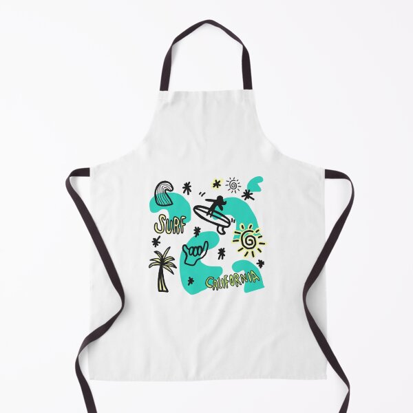 Item preview, Surf California surfing waves wave minimal draw  designed and sold by Tropical Blood.