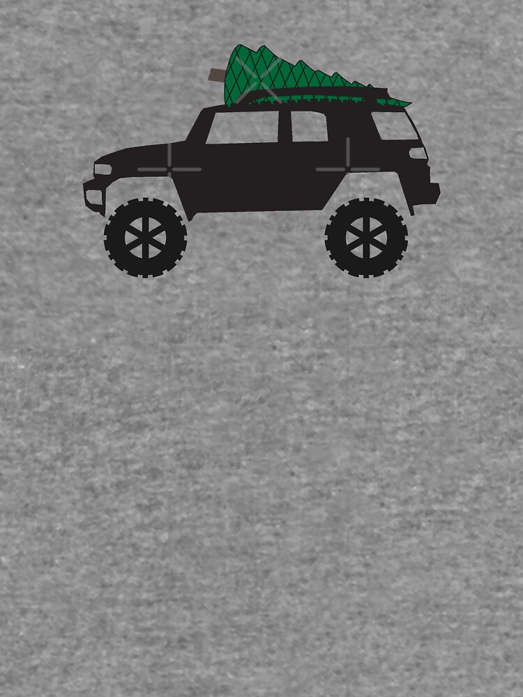 Toyota FJ Cruiser with Christmas Tree Lightweight Hoodie for Sale by Will  Mercer