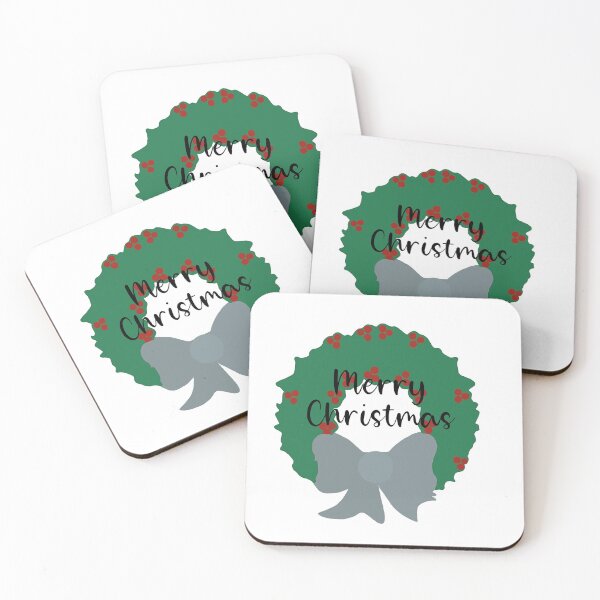 Item preview, Christmas Wreath- BLACK LETTERING designed and sold by MorganMickleCo.