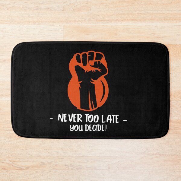 Item preview, Never Too Late Motivational T-shirt designed and sold by PrintexDesigns.