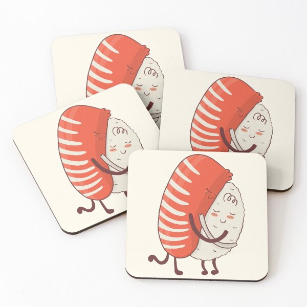 Item preview, Cute Kawaii Sushi Hugging  designed and sold by OnepixArt.