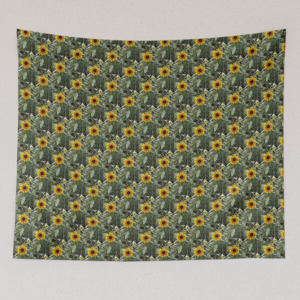 Item preview, Sunflower 'firecracker' in the garden designed and sold by wineandwords.