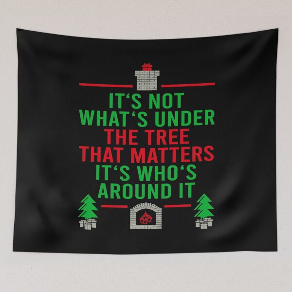 Item preview, IT'S NOT WHAT'S UNDER THE TREE THAT MATTERS designed and sold by Dwarf-Monkey.