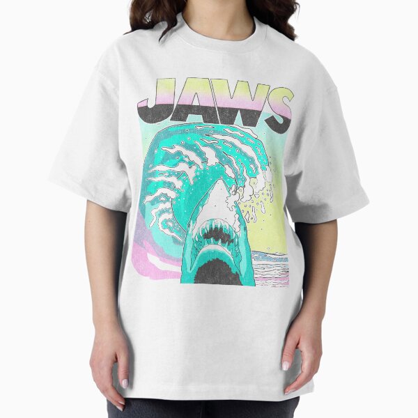 Item preview, Jaws Neon Retro Pastel Poster designed and sold by FifthSun.