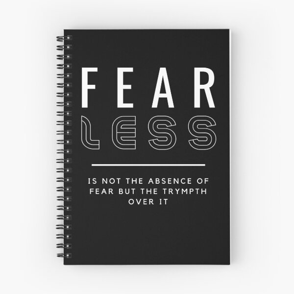 Item preview, Fearless Quote - Is not the absence of fear but the triumph over it 2 designed and sold by Aldo Daci.