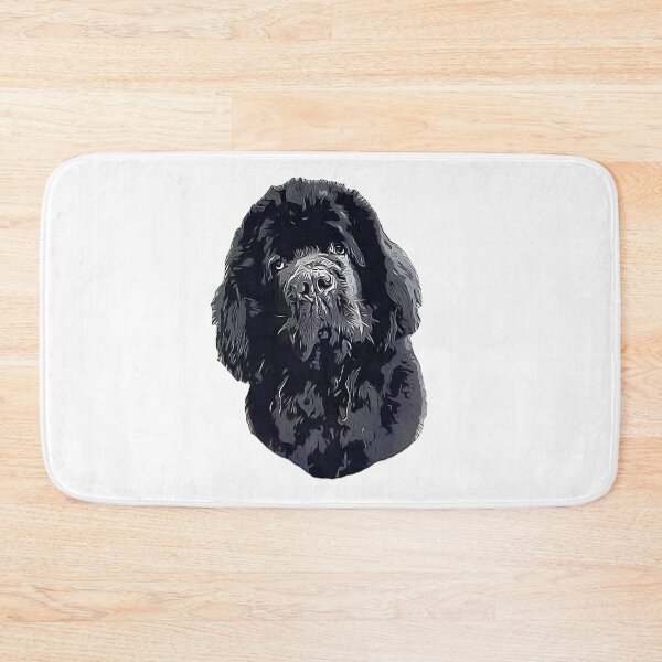 Item preview, Newfoundland Cute Head Tilt designed and sold by ElegantCat.