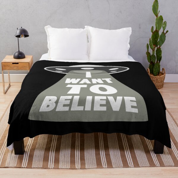 Item preview, I Want To Believe Quote designed and sold by SimplyNewDesign.