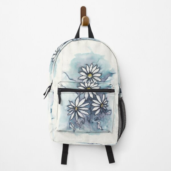 Item preview, Three Sweet Wild Daisies in Ink and Watercolor designed and sold by The Elderberry Blossom.