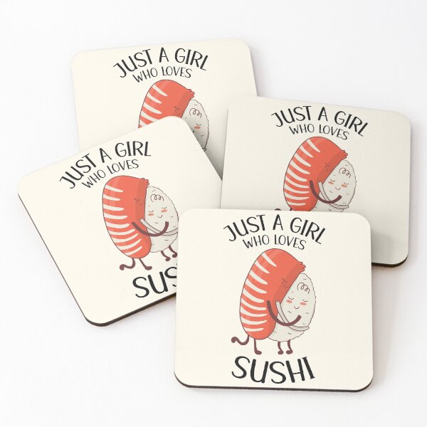 Item preview, Just A Girl Who Loves Sushi Cute Kawaii designed and sold by OnepixArt.