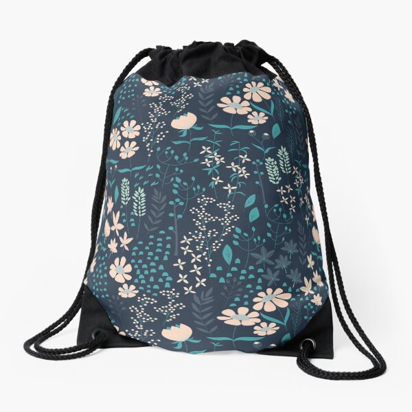 Flower Garden 004 Drawstring Bag