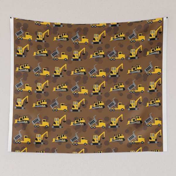 Item preview, Construction Vehicles Pattern designed and sold by babybigfoot.