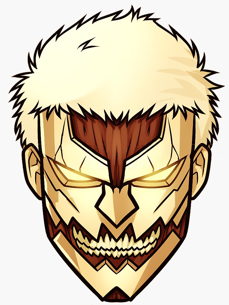 "Armored Titan " Sticker by Kazahy Redbubble