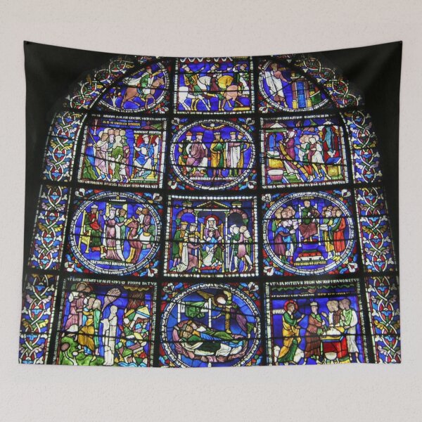 Item preview, French glass  with the story of the Magi  designed and sold by The Great  Art.