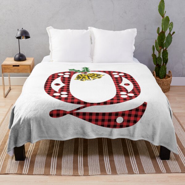 Item preview, Alphabet Letter Q, Leopard Buffalo Plaid Christmas Design designed and sold by MonogramHQ.